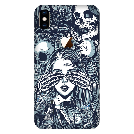 Mystic Elegance Amidst Darkness Case Apple iPhone XS Max (Logo Cut)
