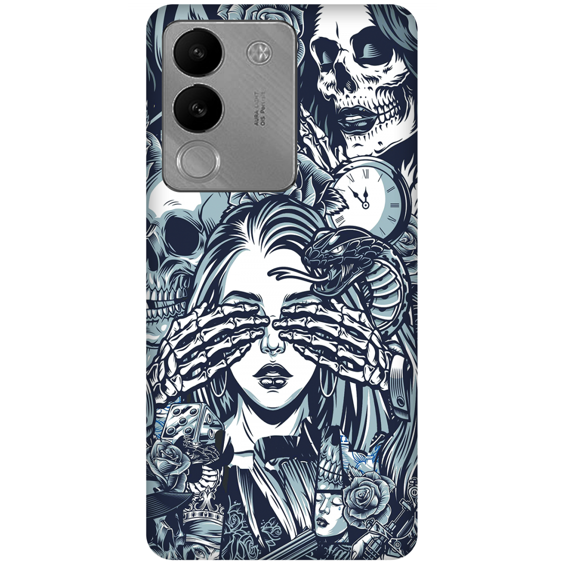 Mystic Elegance Amidst Darkness Case Vivo V29e 5G