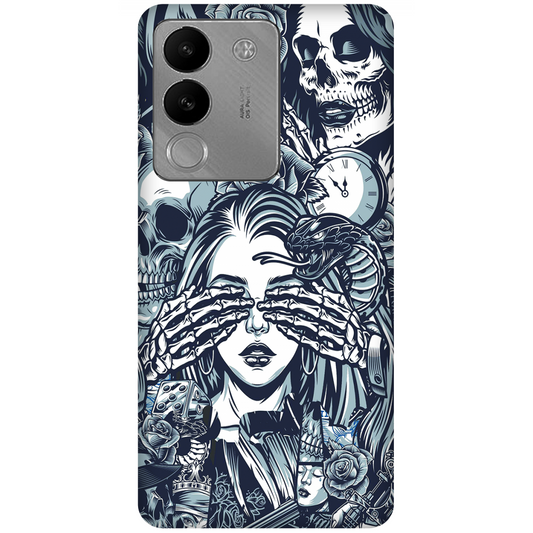 Mystic Elegance Amidst Darkness Case Vivo V29e 5G