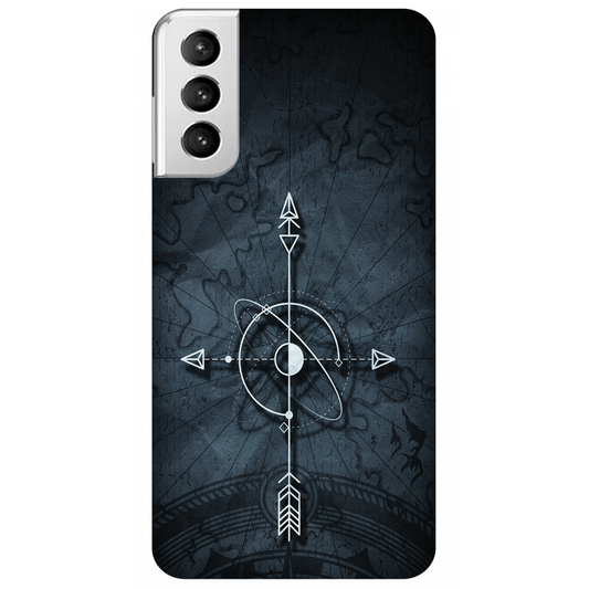 Mystical Compass on Ancient Map Case Samsung Galaxy S21 Plus 5G