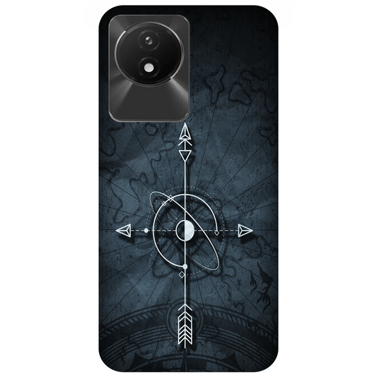 Mystical Compass on Ancient Map Case Vivo Y02A 4G