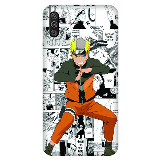 Naruto standing with a manga art Case Samsung Galaxy M11 (2020)