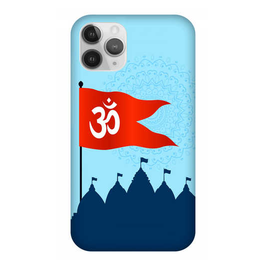 Om Flag Over Temples Case Apple iPhone 11 Pro