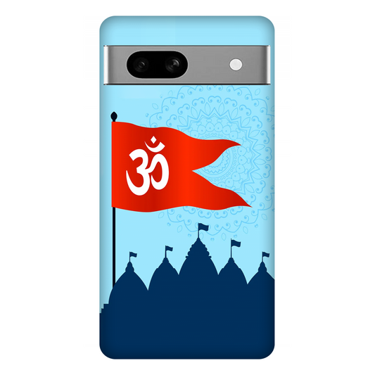 Om Flag Over Temples Case Google Pixel 7A 5G