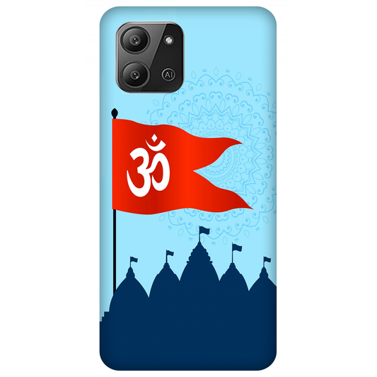 Om Flag Over Temples Case Infinix Hot 11 2022