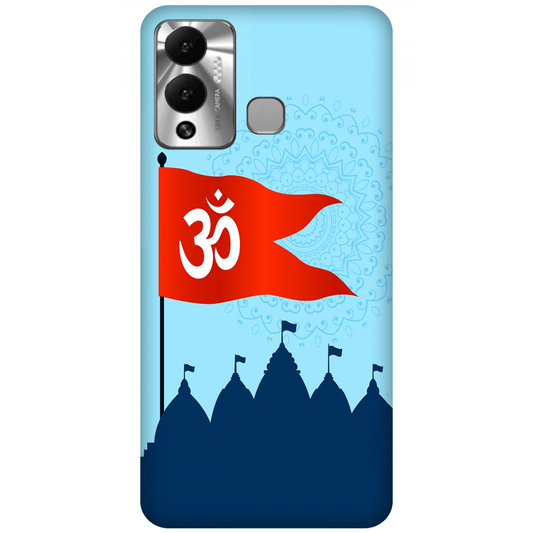 Om Flag Over Temples Case Infinix Hot 12 Play