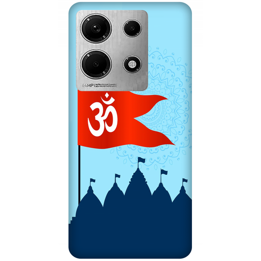 Om Flag Over Temples Case Infinix Note 30