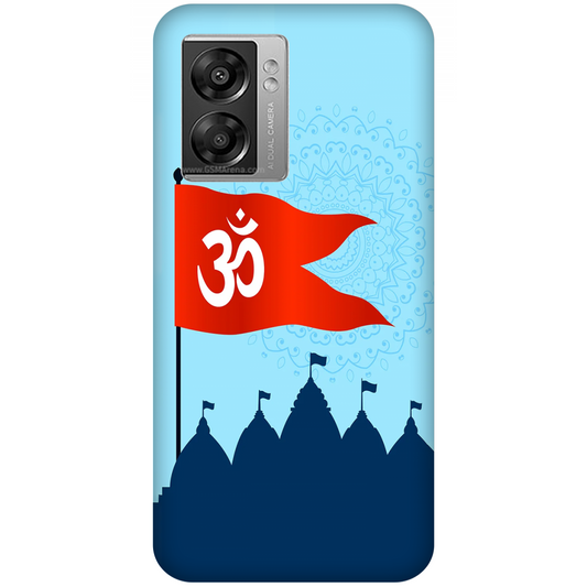 Om Flag Over Temples Case Oppo A57 5G