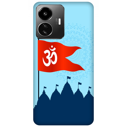 Om Flag Over Temples Case Vivo iQOO Z6 Lite 5G