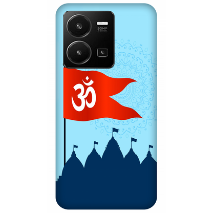 Om Flag Over Temples Case Vivo Y35