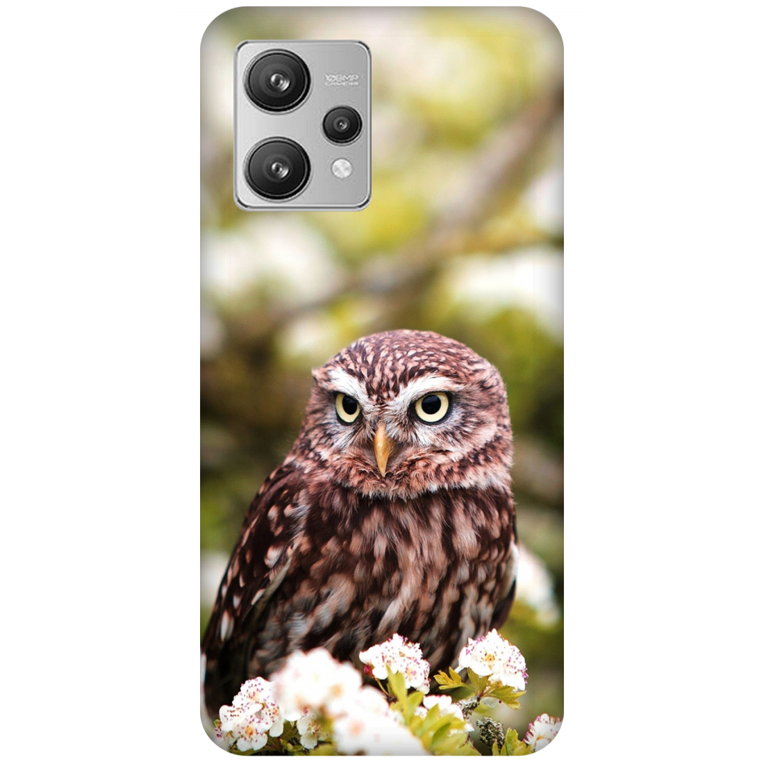 Owl Amidst Blossoms Case Realme 9