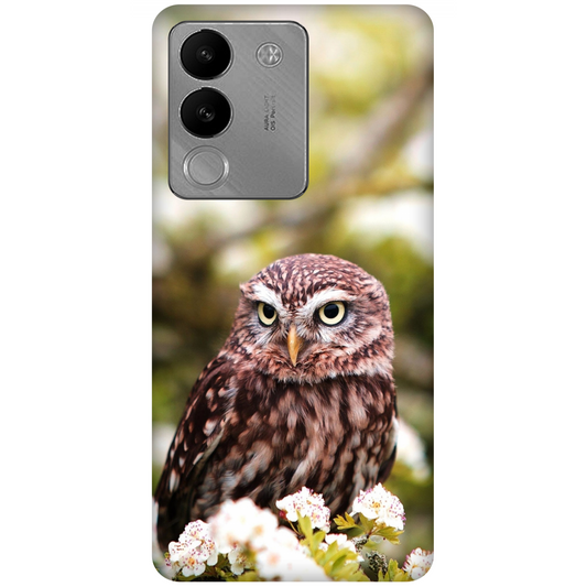 Owl Amidst Blossoms Case Vivo V29e 5G