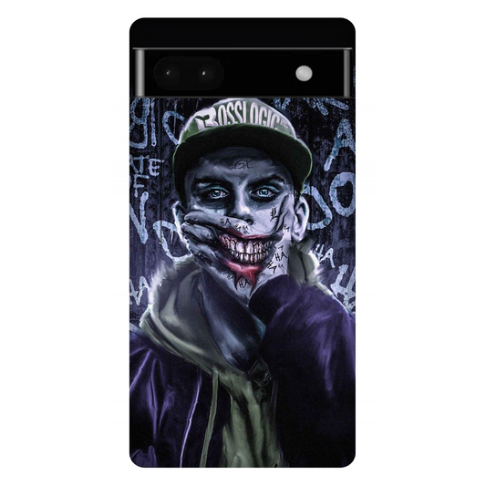 Pixelated Persona Against Graffiti Wall Case Google Pixel 6A 5G