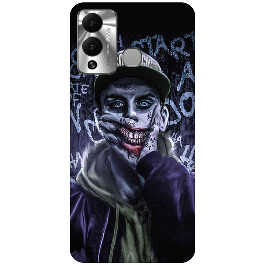 Pixelated Persona Against Graffiti Wall Case Infinix Hot 12 Play
