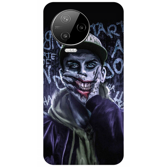 Pixelated Persona Against Graffiti Wall Case Infinix Note 12 Pro 4G