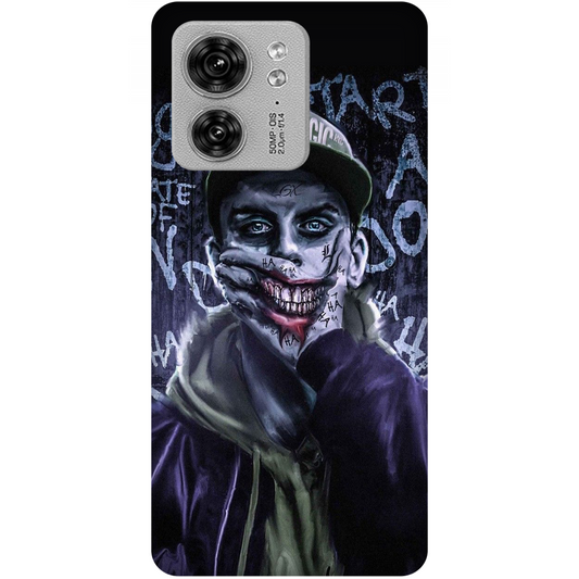Pixelated Persona Against Graffiti Wall Case Motorola Edge 40 5G