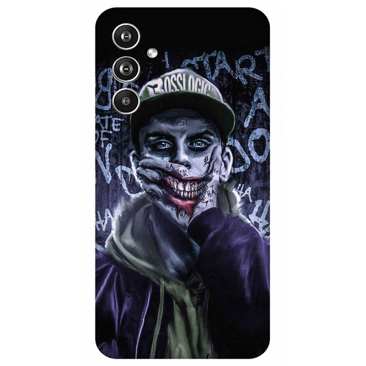 Pixelated Persona Against Graffiti Wall Case Samsung Galaxy F54 5G