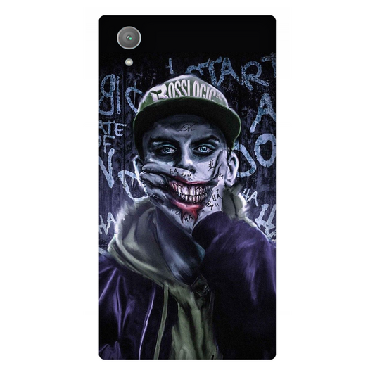 Pixelated Persona Against Graffiti Wall Case Sony Xperia XA1 Plus