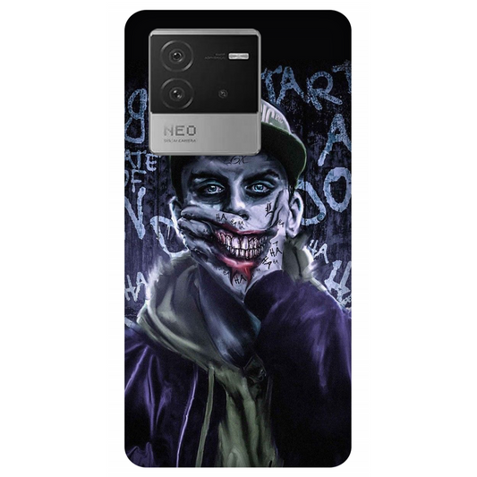 Pixelated Persona Against Graffiti Wall Case Vivo iQOO Neo 6 5G