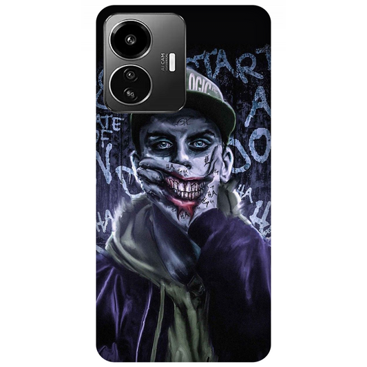 Pixelated Persona Against Graffiti Wall Case Vivo iQOO Z6 Lite 5G