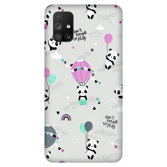 Playful Pandas and Balloons Case Samsung Galaxy M51