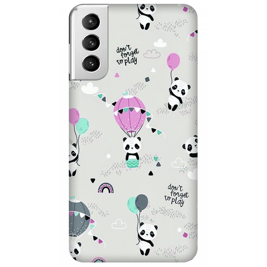 Playful Pandas and Balloons Case Samsung Galaxy S21 Plus 5G