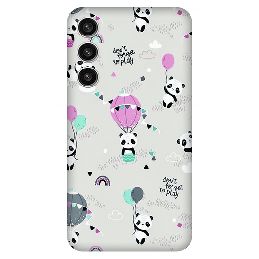 Playful Pandas and Balloons Case Samsung Galaxy S23 Plus 5G