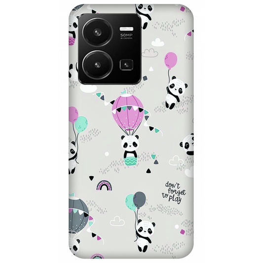 Playful Pandas and Balloons Case Vivo Y35