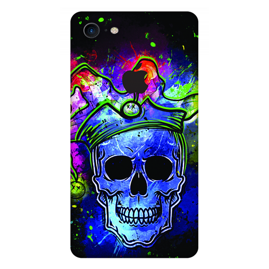 Psychedelic Royal Skull Case Apple iPhone 7 Logo Cut