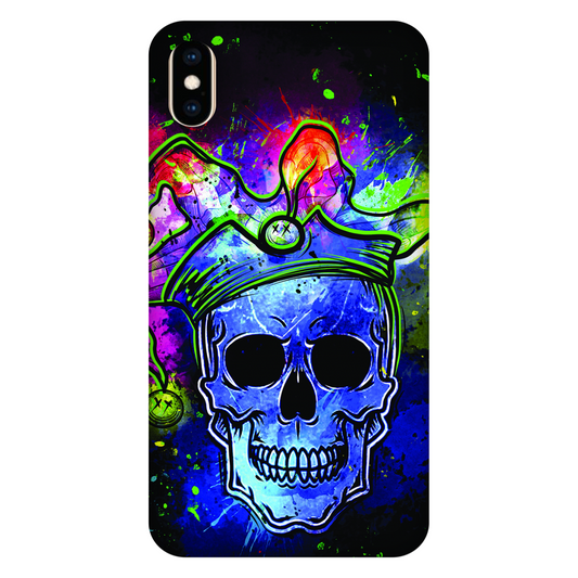 Psychedelic Royal Skull Case Apple iPhone XS Max