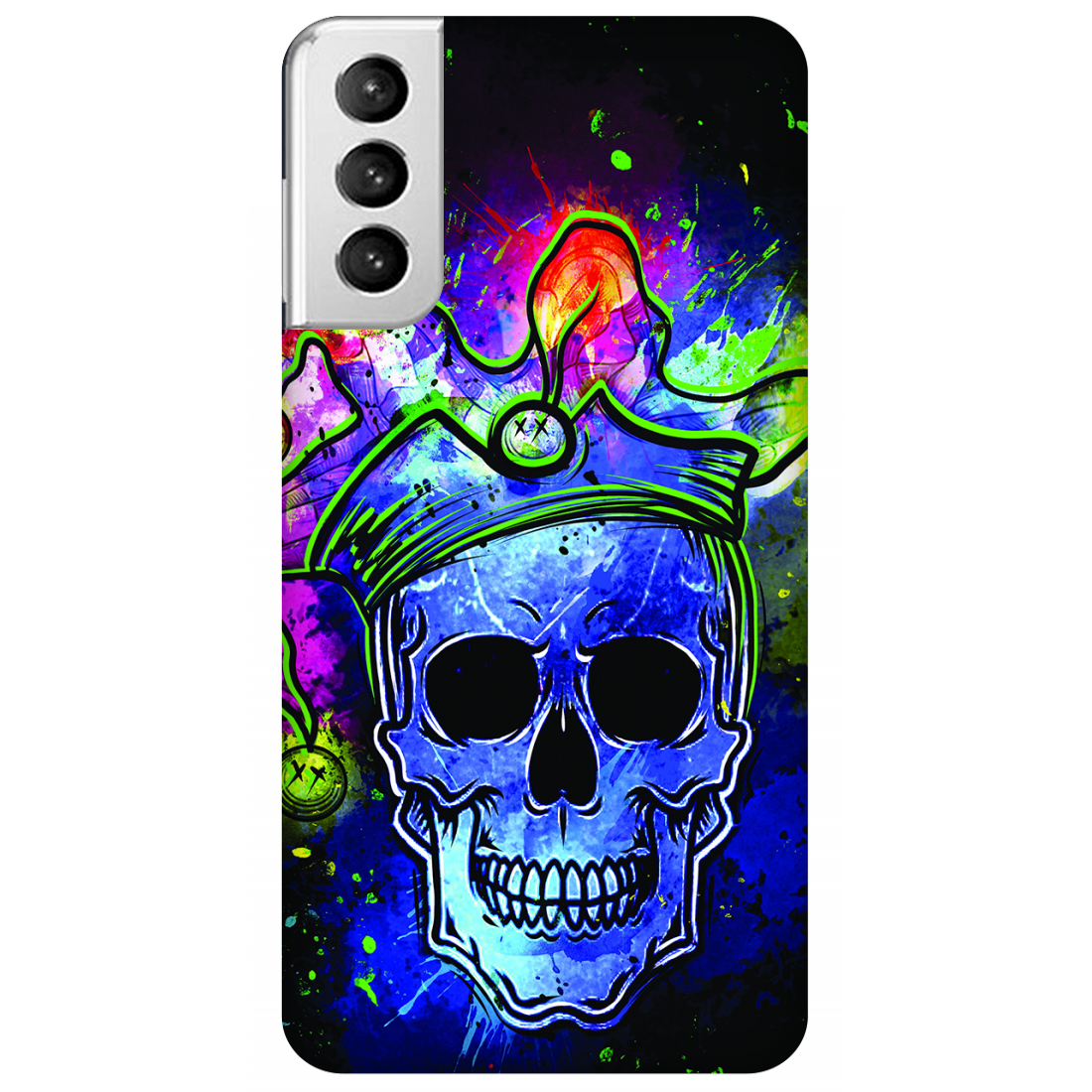 Psychedelic Royal Skull Case Samsung Galaxy S21 Plus 5G