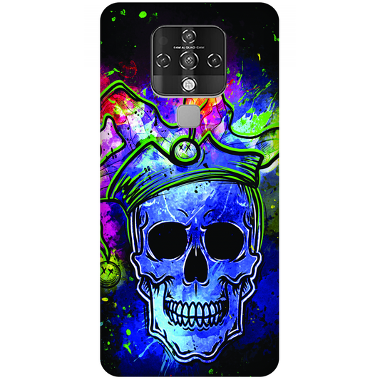 Psychedelic Royal Skull Case Tecno Camon 16