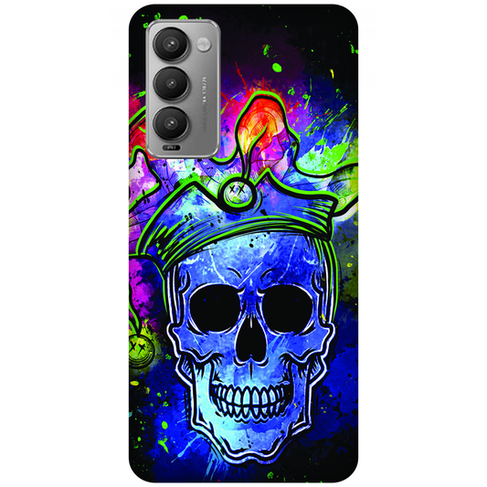 Psychedelic Royal Skull Case Tecno Camon 18