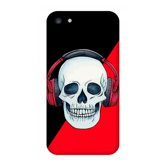 Red Headphones on Blurred Face Case Apple iPhone 5c