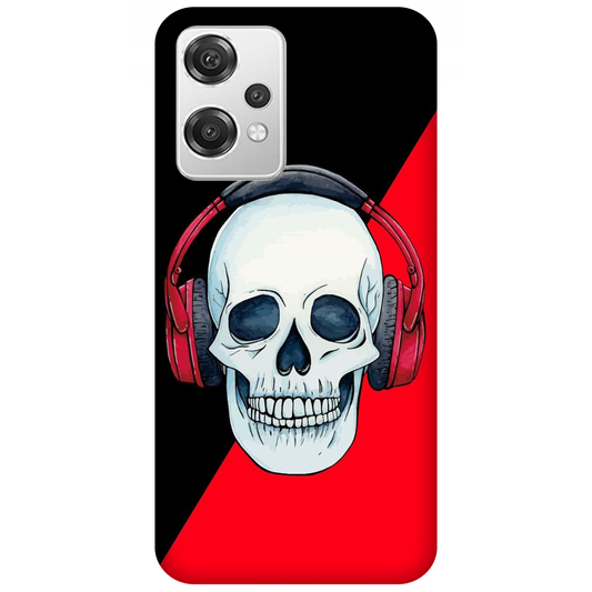 Red Headphones on Blurred Face Case OnePlus Nord CE 2 Lite 5G