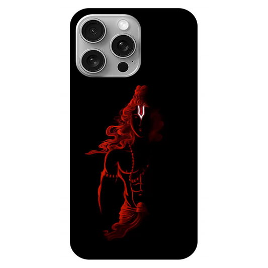 Red Silhouette of a Warrior Ram Case