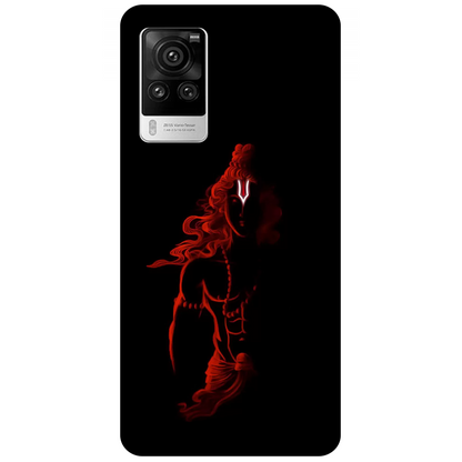 Red Silhouette of a Warrior Ram Case Vivo X60s 5G