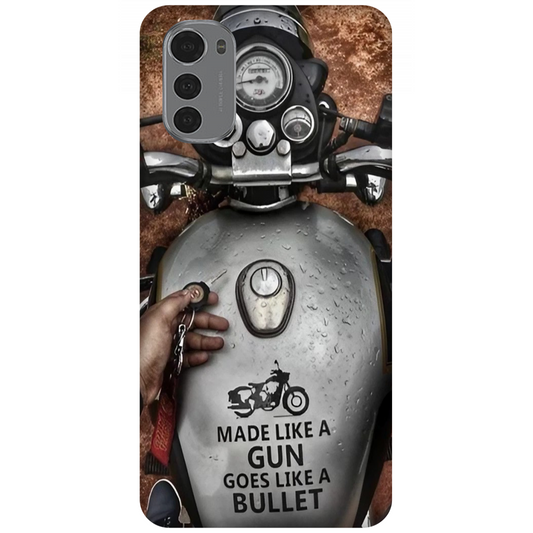 Royal enfield made like a gun Case Motorola Moto E32s