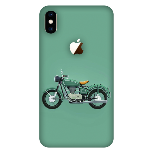 Showcasing a Motorcycle Case Apple iPhone XS Max (Logo Cut)