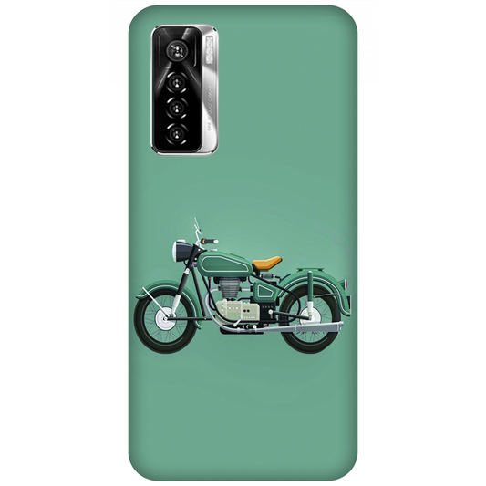 Showcasing a Motorcycle Case Tecno Camon 17 Pro