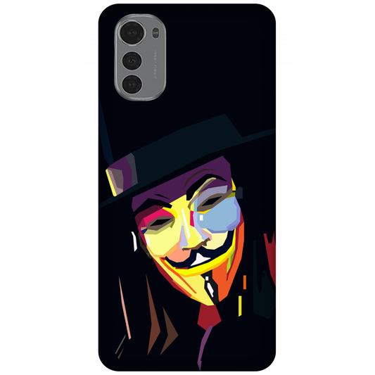 The Guy Fawkes Mask Case Motorola Moto E32s