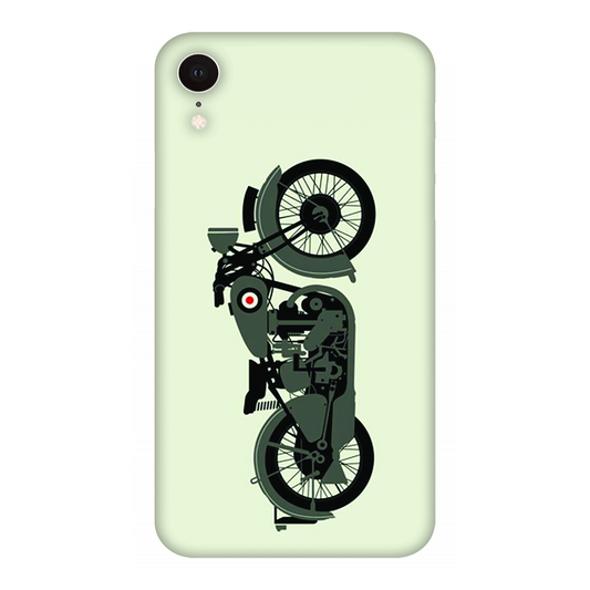 Vector classic motorcyclee Case Apple iPhone XR