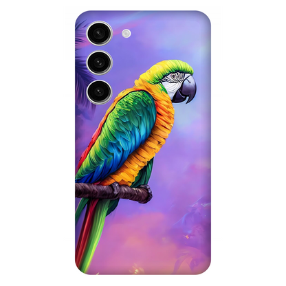Vibrant Parrot in an Ethereal Atmosphere Case Samsung Galaxy S23 5G