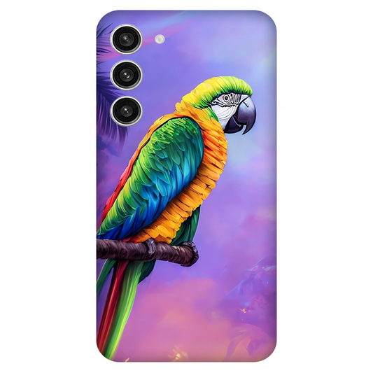 Vibrant Parrot in an Ethereal Atmosphere Case Samsung Galaxy S23 Plus 5G