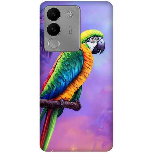 Vibrant Parrot in an Ethereal Atmosphere Case Vivo V29e 5G