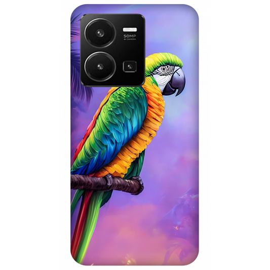 Vibrant Parrot in an Ethereal Atmosphere Case Vivo Y35