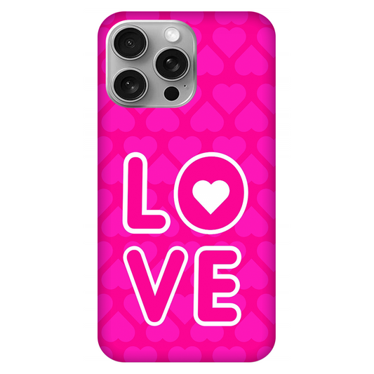 Vibrant Pink Love Hearts Case