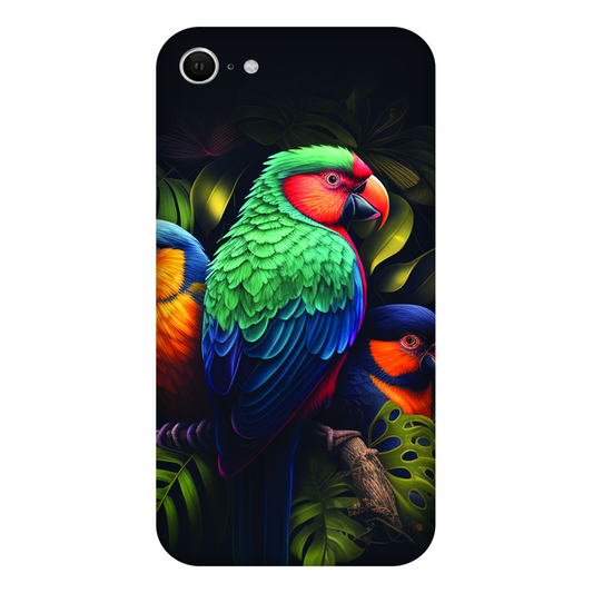 Vibrant Tropical Birds Case Apple iPhone SE (2020)