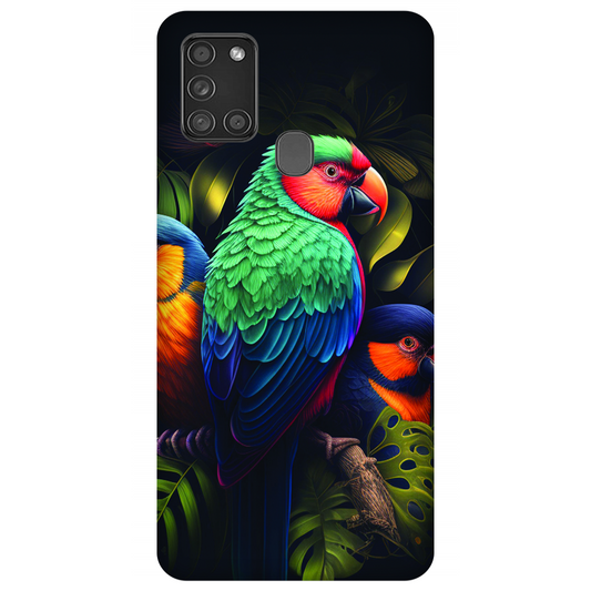 Vibrant Tropical Birds Case Samsung Galaxy A21s (2020)