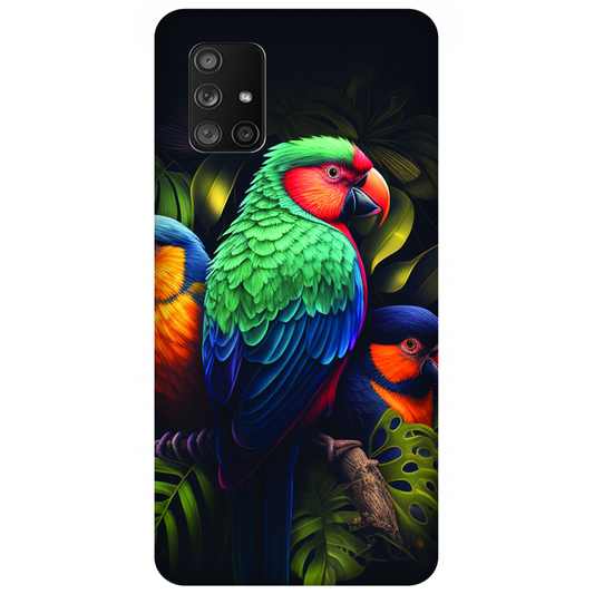 Vibrant Tropical Birds Case Samsung Galaxy A71 5G
